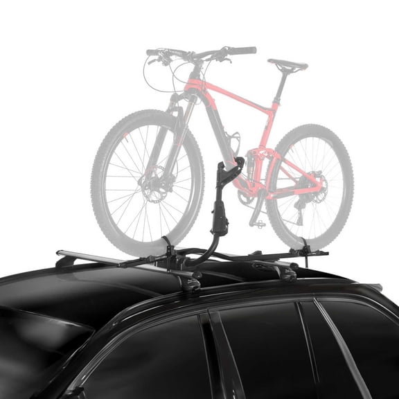 Car Rooftop Mount Bike Rack Carrier Bicycle Universal Lockable Black