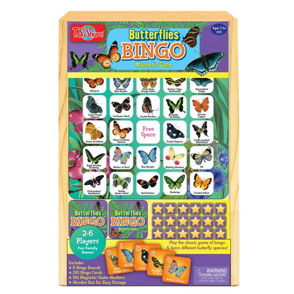 T.S. Shure - Butterfly Bingo Wooden Magnetic Game