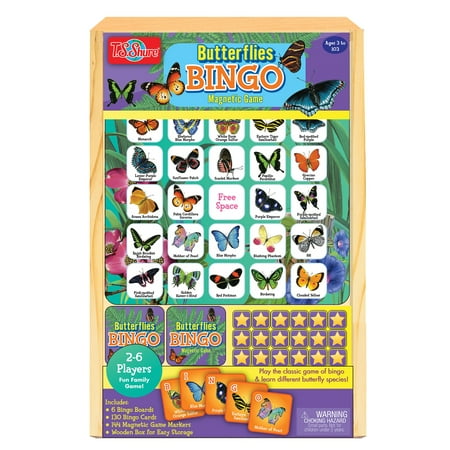 Butterfly Bingo - T.S. Shure - Butterfly Bingo Wooden Magnetic Game