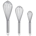 thumbnail image 1 of Wire Whisk Set, Thoughtful Service & Hassle-Free Guarantee, Balloon Wire Whisk For Cooking & Baking, Multiple Sizes, Safe Alternative To Electric Beat, 3PCS, 1 of 6