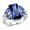 blue, variant on Crystal Ring, Cubic Zirconia Fashion Finger Ring, Sparkling Decorative Jewelry for Daily Outfits, Parties, Dates, Evening Looks and Gift Giving