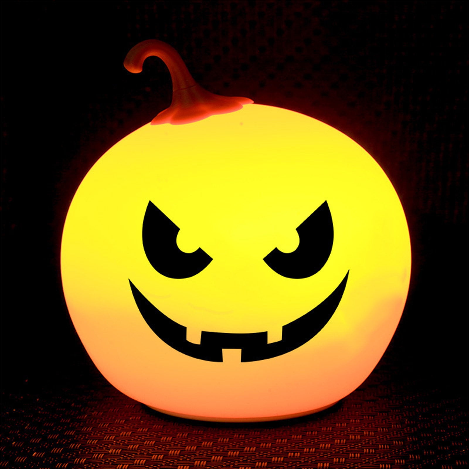 Lanterne Citrouille Halloween Rechargeable USB - Détecteur De Poussière, Lumière Variable, Pour Décoration Intérieur/extérieur