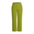 thumbnail image 4 of Kinrui Office Dress Pants for Women Stretch High Waisted Casual Business Long Trousers with Pockets Army Green XL, 4 of 6