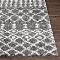 thumbnail image 3 of Deluxe Shag Charcoal 2' x 3' Global Rectangle Area Rug, 3 of 6