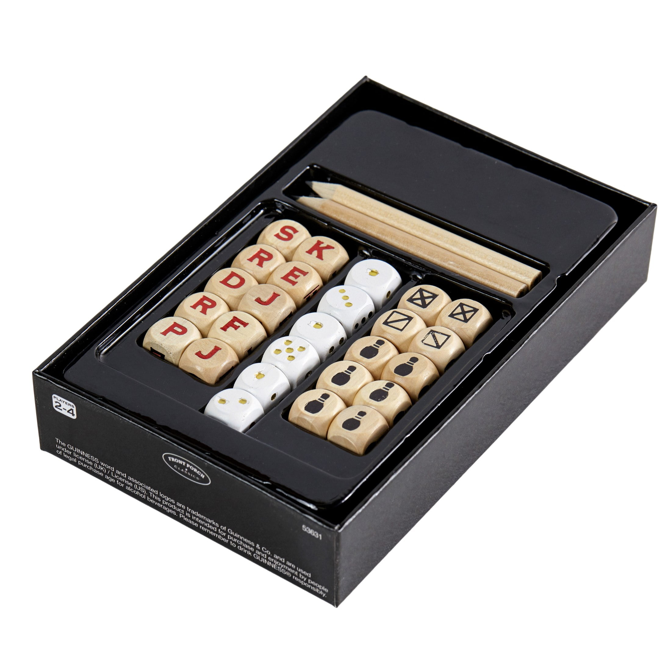 Front Porch Classics, Guinness Pub Games Series World's 20 Best Dice Games, Traditional Pub Dice Game Officially Licensed by The Makers of Guinness Stout Beer