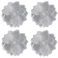 thumbnail image 1 of 4 Pcs Napperons de Table 39 cm Résistants à la Chaleur en Forme de Fleur pour Décoration de Table de Souper, 1 of 12