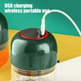 thumbnail image 4 of Fiudx Picadora de Ajo, Miniprocesadora Portátil, Inalámbrica, Recargable Por Usb, Motor de Alto Rendimiento de 15 W, Fácil de Limpiar, Tamaño Compacto, Ideal para Verduras, Carne y Especias, Capacida, 4 of 6