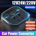 thumbnail image 2 of Tammyyerke Car Power Inverter 24V/12V to 220V Led Display 3 USB Ports New P5 U2V3. H8A8, 2 of 9