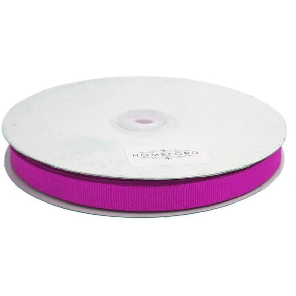 Solid Grosgrain Ribbon, 3/8-Inch, 50 Yards, Fuchsia