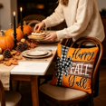 thumbnail image 4 of PiGOGI Thanksgiving Pillow Covers Pumpkin Maple Leaf Print Throw Pillow Cases Fall Cushion Covers Soft Home Decor for Sofa Bedroom, 4 of 7
