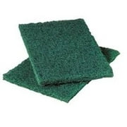 Green Scouring Pads 6" x 9" | 20 Count