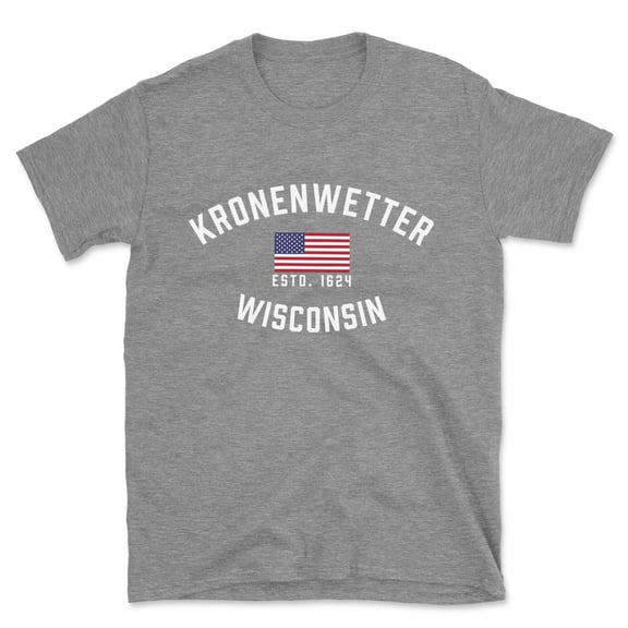Kronenwetter Wisconsin Patriot Men's Cotton T-Shirt