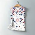 thumbnail image 5 of Yghzkop Womens Tank Tops Ruffled Square Neck Printed Shirts 2025 Summer 4th of July Independence Day Tank Tops Casual Loose Fit Sleeveless Cute Tanks Tee for Women, 5 of 5