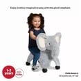 thumbnail image 4 of RADIO FLYER ELLIE THE ROLLING ELEPHANT RIDE-ON: STEEL & PLASTIC TOY- LIGHT GRAY, 4 of 5