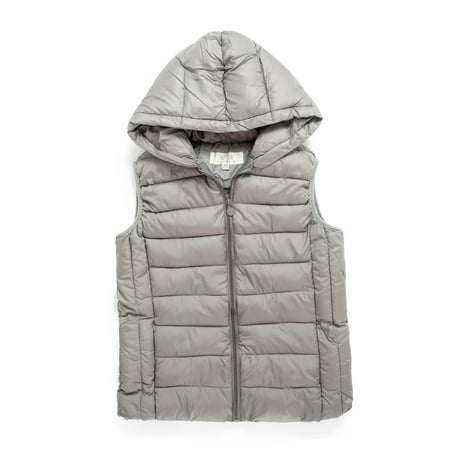 Women's Packable Puffer Vest Light Weight Zip up Hooded Down Sleeveless Vest  Puffer Jacket for Women