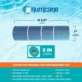 thumbnail image 3 of Hurricane 16 Pack HF7483-04M Elite Aseptic Pool Filter Cartridge Replacement, 3 of 6