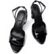 thumbnail image 5 of Sandalias de tacón Susanny Black para mujer puntiagudas con punta abierta, 5 of 9