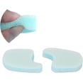 thumbnail image 1 of Dos separadores de dedos de espuma, separadores de dedos de los pies respirables para aliviar el dolor de juanetes, almohadillas de espuma para los dedos de los pies superpuestos y alivio del dedo en martillo. oso de fresa Electrónica, 1 of 5