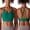 Green, variant on DuoJiaJ Women Fashion Solid Beauty Back Strap Sports Running Fitness Yoga Wear Sports Bra Underwear Wireless Bras Black