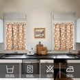 thumbnail image 2 of Fall Kitchen Curtains 36 Inch Short - 2 Panel Set, Autumn Harvest Print, Rod Pocket Window Treatment for Thanksgiving, Farmhouse, Cafe, Living Room - Machine Washable, 2 of 4