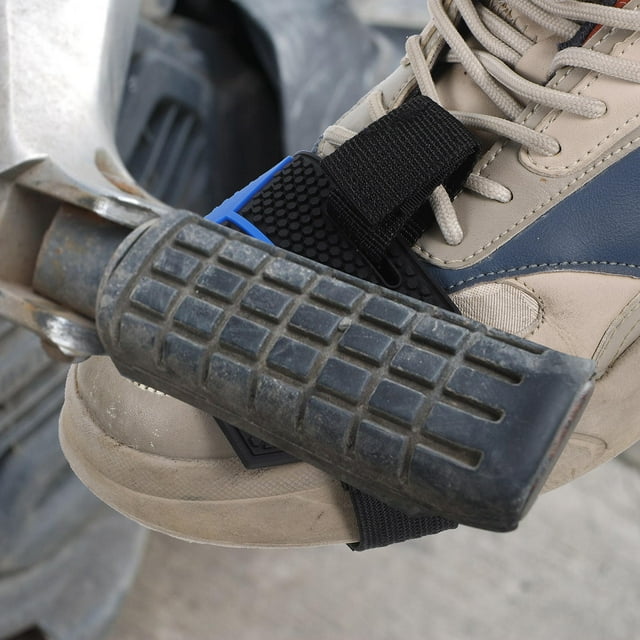 PTOOTP Protège-Chaussures de Moto Bleu avec Matériau en Caoutchouc Respirant et Durable