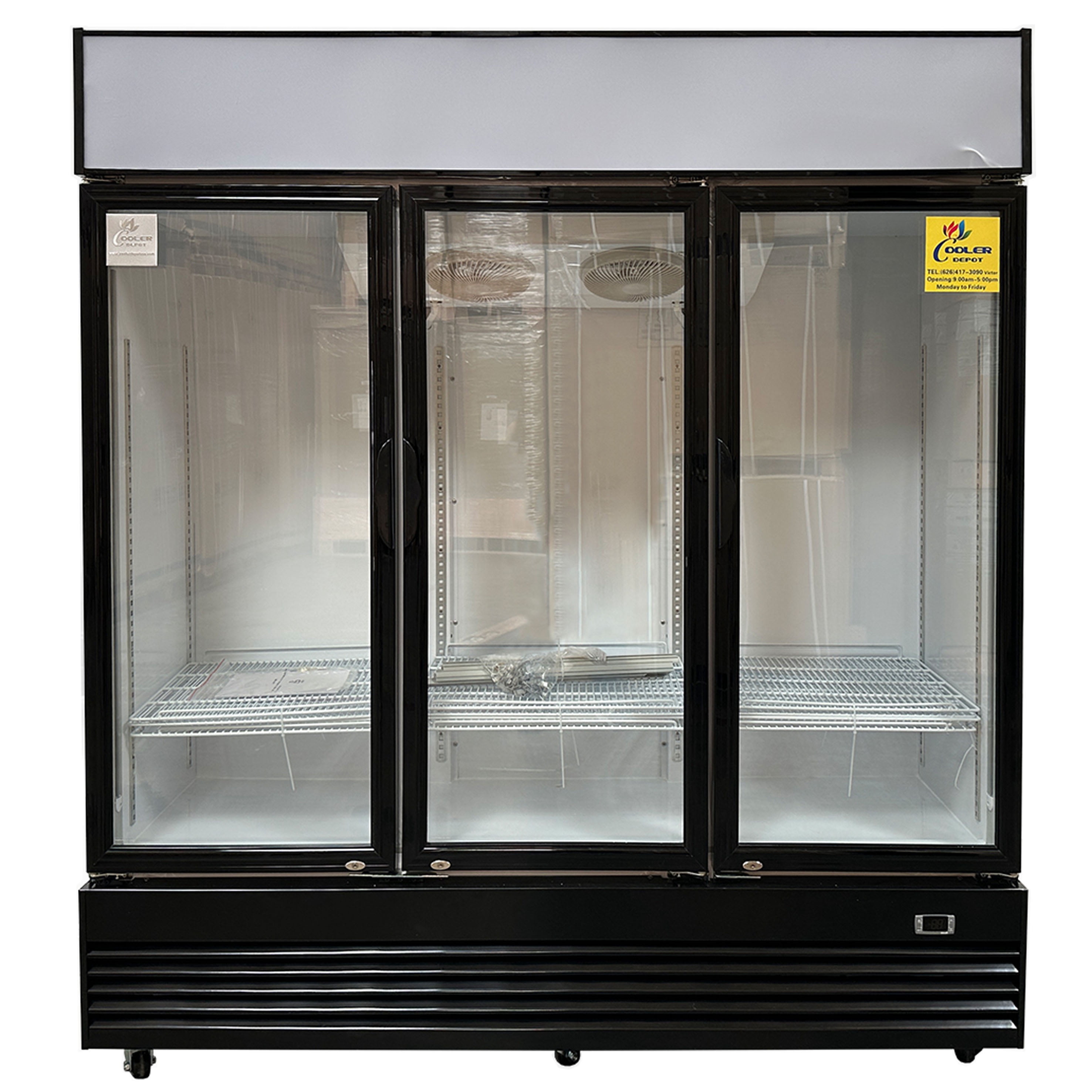 Commercial 3 Swing Glass Door Merchandiser Refrigerator Frigorifico Commercial HREE Door Upright Display Cooler CLG -1320BF