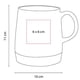 thumbnail image 3 of Paquete con 10 piezas de Taza cerámica mate con base bambú elegante 16 Oz negro 10 x 11, 3 of 3