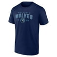 thumbnail image 2 of Men's Navy Minnesota Timberwolves Rebel Logo T-Shirt, 2 of 3