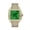 Green, variant on 16.75CT Stylish Hip Hop Iced Out VVS Moissanite Automatic Watch, Collection of 2882 D Color Moissanite Stones , Yellow Strap, Passes Diamond Tester