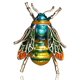 thumbnail image 1 of Broche de cristal de lujo, joyería para mujer, ropa, broches, accesorios (abeja-B) JM, 1 of 5