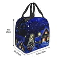 thumbnail image 3 of Sikiie Christmas Night Lunch Bag for Women & Men Adult Insulated Lunch Box, Food Lunch Containers Lunch Tote Bags for Work, Travel, Outdoor, 3 of 8