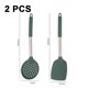 thumbnail image 2 of El sistema a prueba de calor del utensilio de cocina 2Pcs, BPA libera, utensilios de cocina antiadherentes con la manija del acero inoxidable, 2 of 5