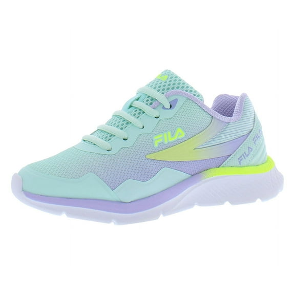 Fila Primeforce 7 Girls Shoes Size 3.5, Color: Teal/Purple