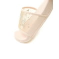 thumbnail image 6 of Luckers Women's Butterflies Rhinestone Embellished Mesh Slip-On Sandals, Color: Pink, Size: 8, 6 of 6