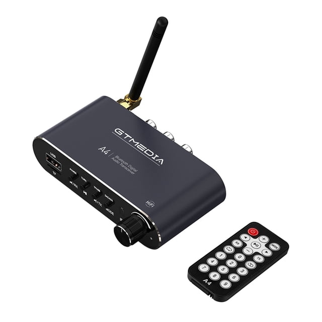 A4 Receptor de Audio Inalámbrico Bluetooth 5.1 con , Conector de 3,5 mm, Decodificación /AAC para TV, Coche