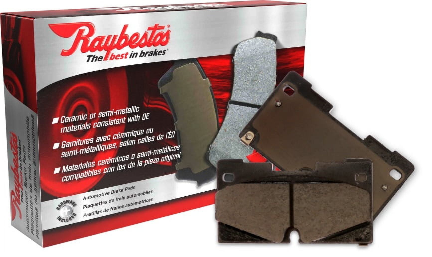 Raybestos SGD866C Service Grade Ceramic Disc Brake Pad Set Fits select: 2007 DODGE CALIBER, 2008 CHRYSLER SEBRING