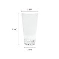 thumbnail image 4 of 16 oz Mixing Glass Starburst Base Clear Polycarbonate 1 Glass, 4 of 4
