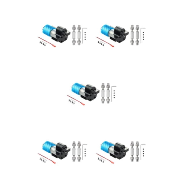ZheElen Metal Box Transfer 370 Motor Accessory for WPL C14 Q60 Robust and Dependable Black 3.17mm 5Set