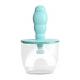 thumbnail image 1 of Vogacara Cepillo de para bebés para bebés Cepillo en forma de U de 360 ​​​​grados Artículos de tocador para niños pequeños cuidado de los oídos Verde Pequeño Vogacara CE011665-03B, 1 of 6