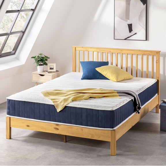 Mellow Rena 8", 10" & 12"  Green Tea Hybrid of Memory Foam and  Pocket Spring Mattress, Multiple Sizes