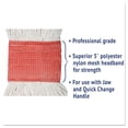 thumbnail image 4 of Boardwalk Super Loop Wet Mop Head, Cotton/Synthetic Fiber, 5" Headband, Large Size, White, 4 of 9