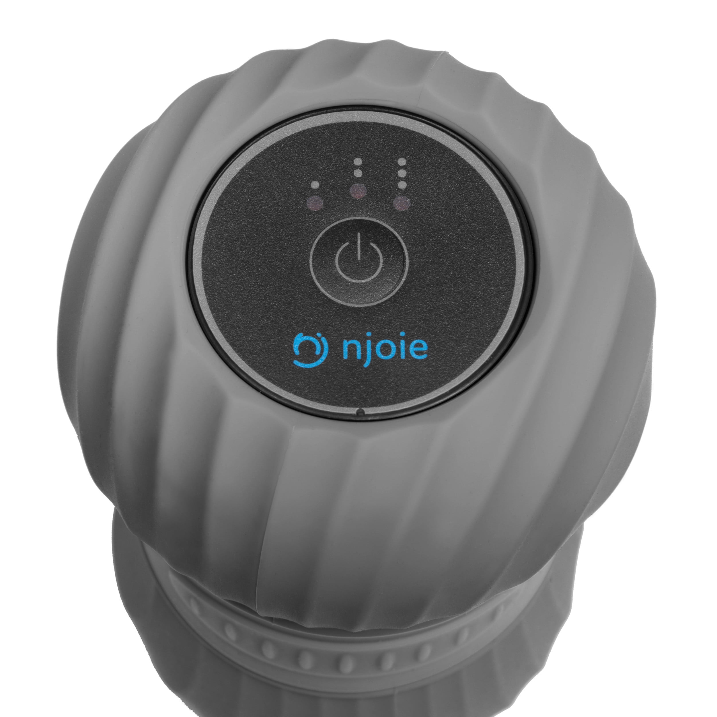 Njoie PROTO Vibrating Peanut Massage Roller – Muscle Recovery Pain Relief Therapy - Gray