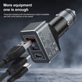 thumbnail image 6 of axGear Car Charger 3 Ports 45W QC 3.0 USB + Dual USB-C Fast Charging with Ambient Light, 6 of 7