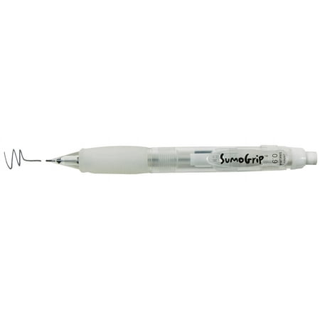 SAKURA SumoGrip 0.mm Mechanical Pencil, Ergonomic Grip, Clear Barrel