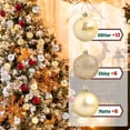 thumbnail image 4 of Adornos de bolas de Navidad TranquilBliss, 48 unidades, 6,35 cm, color champán, 4 of 7