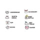 thumbnail image 1 of Clasificación de identificación de ropa para habitación de bebé y dormitorio T1172 pegatinas removibles decoración del hogar pegatina para armario calcomanía dormitorio vinilo arte Mural, 1 of 4