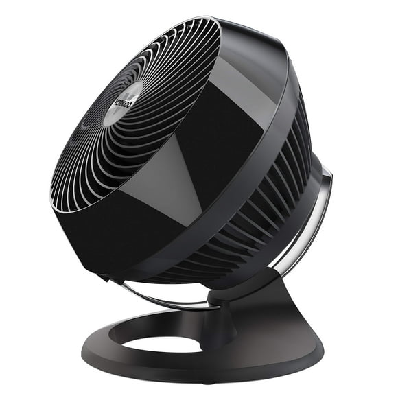 Ventilador circulador de aire Vornado 660, grande para toda la habitación, 25 cm, negro