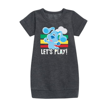 

Blue Clues & You! - Let s Play - Toddler And Youth Girls Fleece Dress