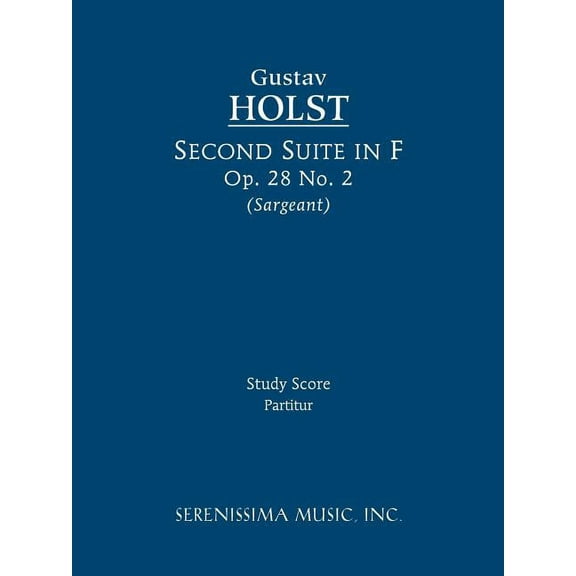Second Suite in F, Op.28 No.2: Study score, (Paperback)