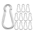 thumbnail image 1 of Uxcell 12-Pack Ganchos de Resorte, Ganchos de Enlace Rápido de Acero Inoxidable M5 de 1.97 Pulgadas para Clip de Llavero, 1 of 1